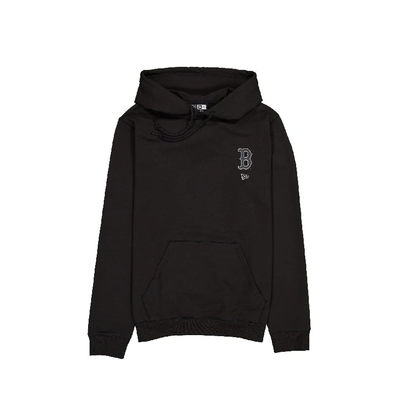 Boston Red Sox Logo Essentials Tonal Black Hoodie