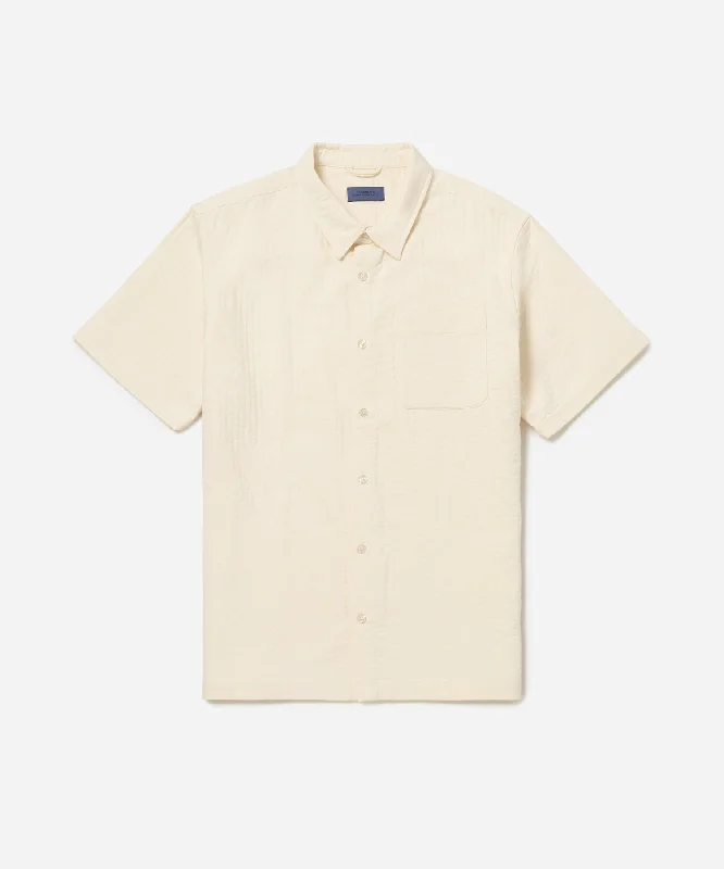 Bruce Double Layer Crinkle Short Sleeve Shirt