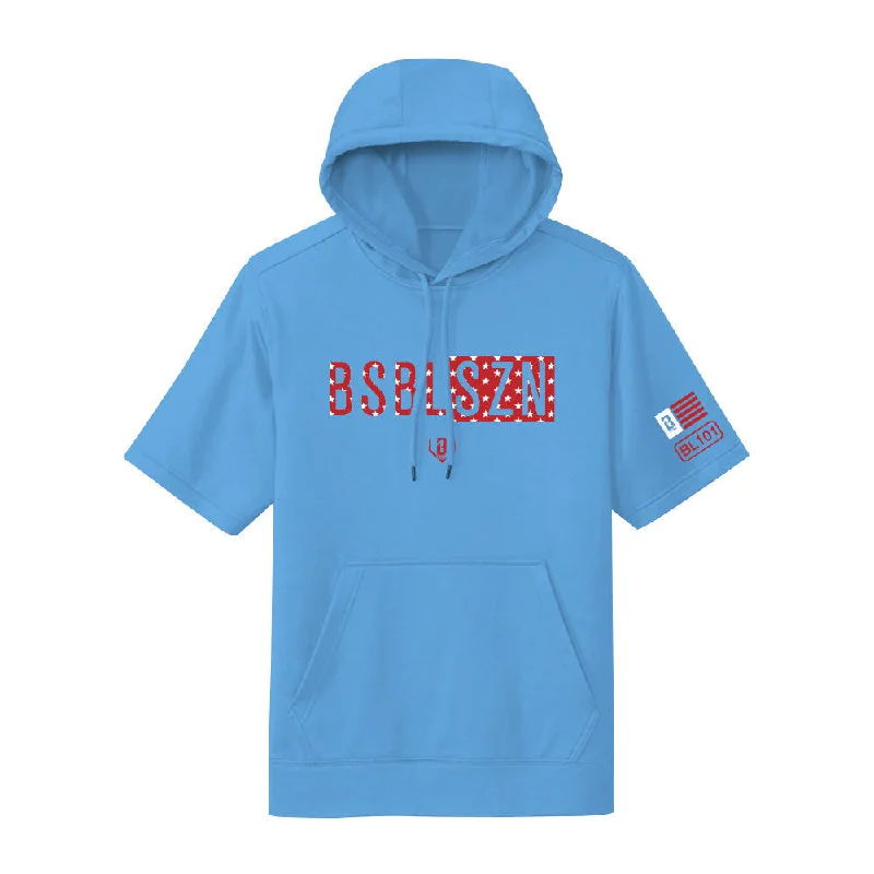 BSBL-SZN Short Sleeve Hoodie V2 - Freedom