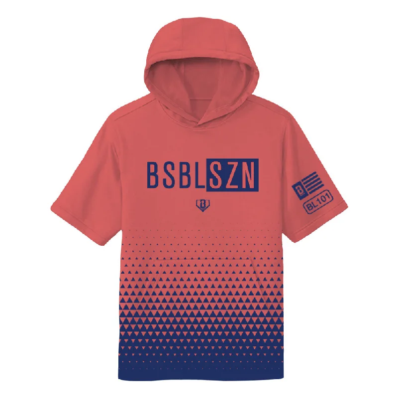 BSBL-SZN Youth Short Sleeve Hoodie V2 - Prism