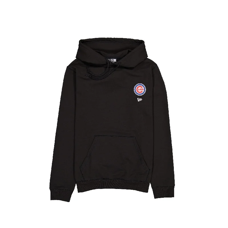 Chicago Cubs Logo Essentials Black Hoodie