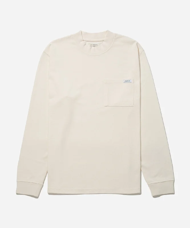 Dekalb Heavyweight Mockneck Long Sleeve Pocket Tee