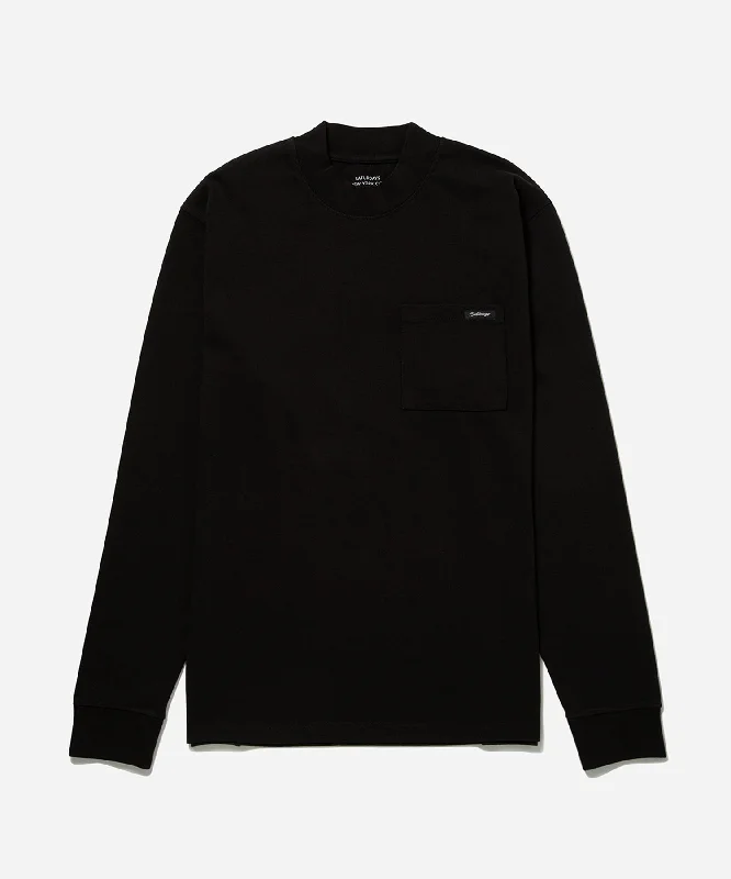 Dekalb Heavyweight Mockneck Long Sleeve Pocket Tee