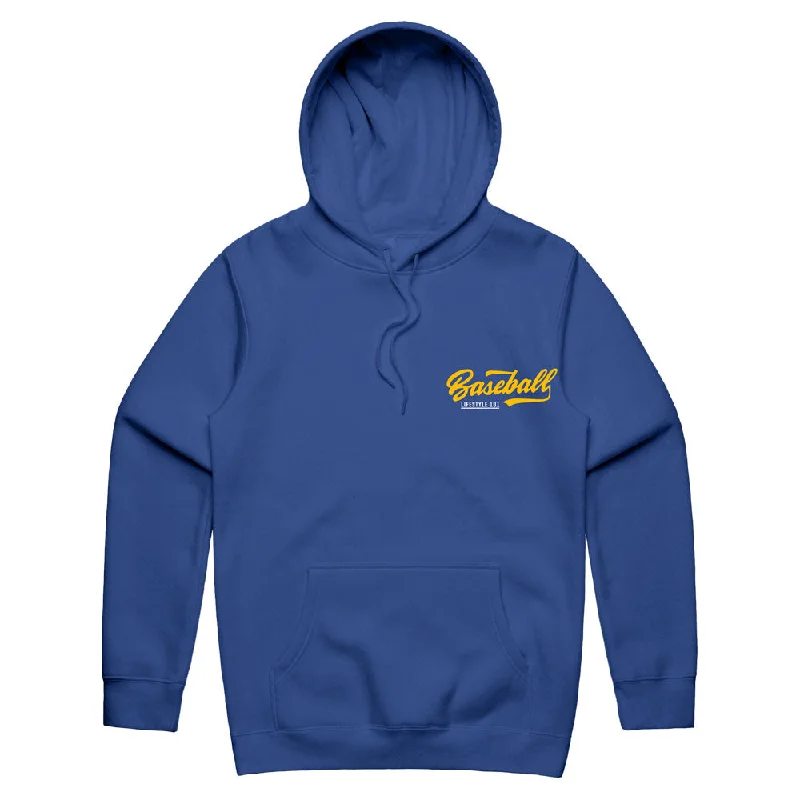 Established Hoodie - Blue/Yellow/White