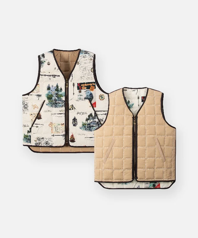 Explorer's Life Reversible Quilted Vest