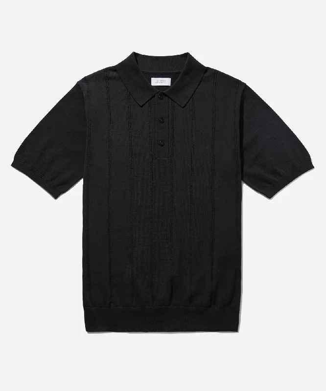 Jahmad Mini Cable Knit Polo