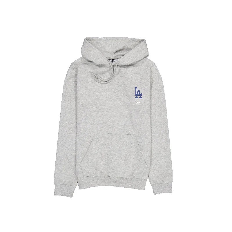 Los Angeles Dodgers Logo Essentials Gray Hoodie