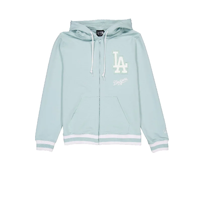 Los Angeles Dodgers Minty Breeze Logo Select Hoodie Full-Zip