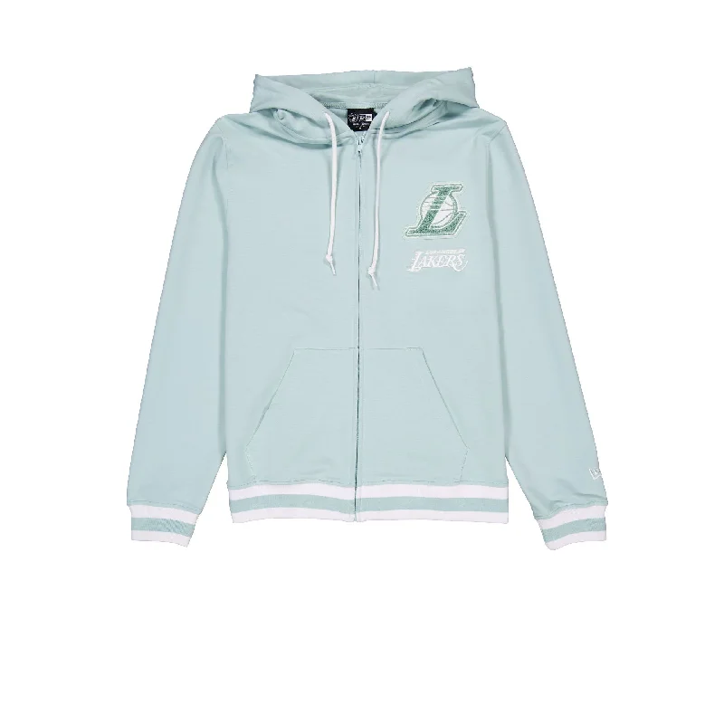 Los Angeles Lakers Minty Breeze Logo Select Hoodie Full-Zip