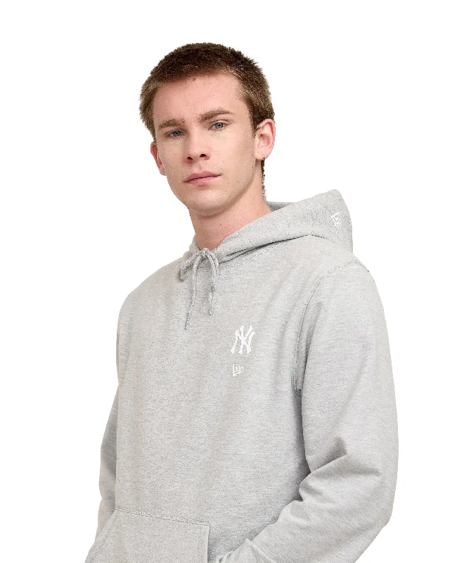 New York Yankees Logo Essentials Tonal Gray Hoodie