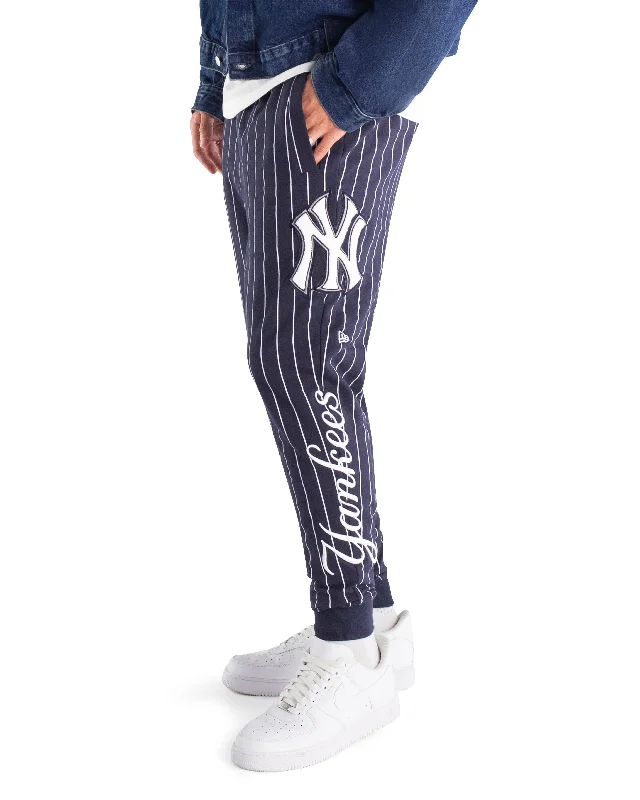 New York Yankees Logo Select Pinstripe Jogger