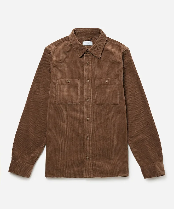 Nolan Wide Wale Cord Long Sleeve Shirt