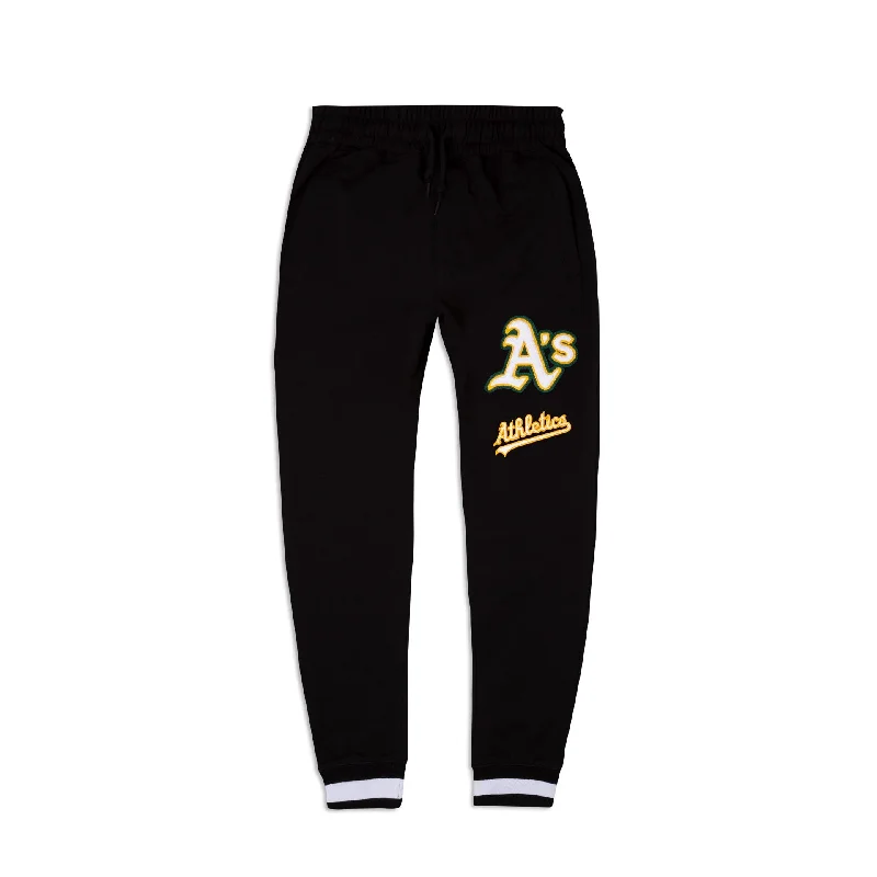 Oakland Athletics Logo Select Black Jogger