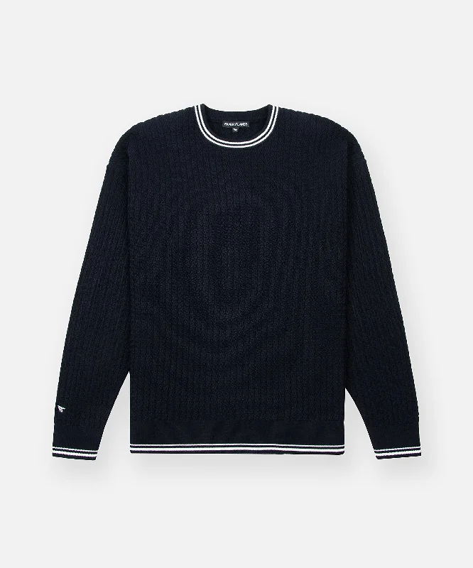 Racked Rib Sweater