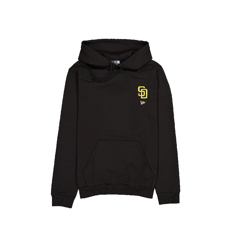 San Diego Padres Logo Essentials Black Hoodie