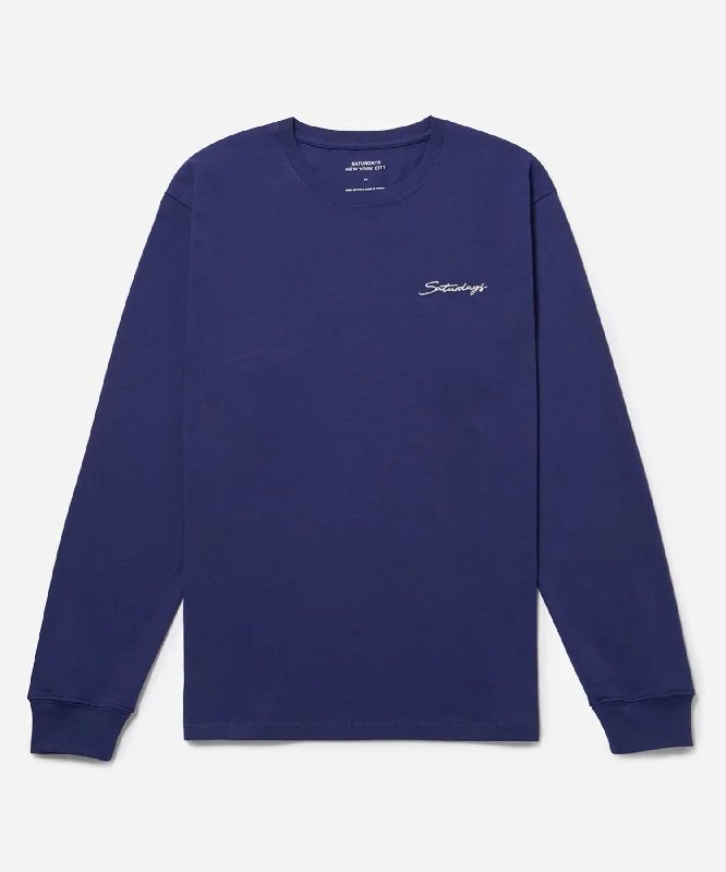 Saturdays Embroidered Standard LS Tee