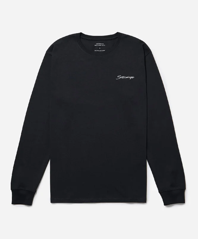 Saturdays Embroidered Standard LS Tee