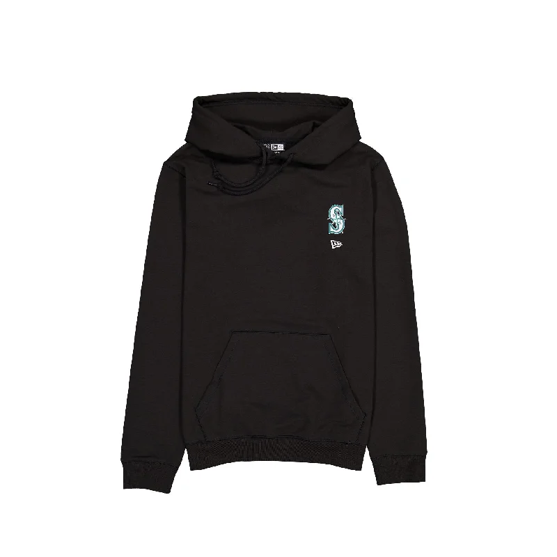 Seattle Mariners Logo Essentials Black Hoodie