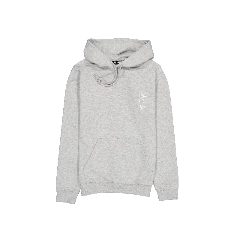 Seattle Mariners Logo Essentials Tonal Gray Hoodie