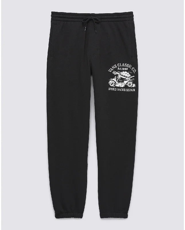 Turtle Speed Racer Relaxed Fleece Pants Black