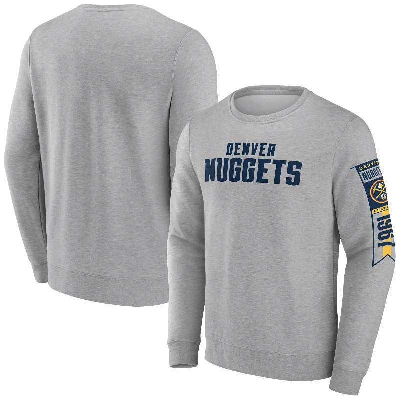 Nuggets Est Sleeve Hit Fleece Crew