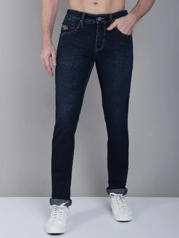 Men's Ultra Narrow fit Light Fade Dark Blue  Jeans