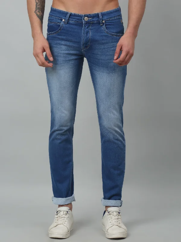 Men's Ultra Narrow fit Heavy Fade Blue  Jeans