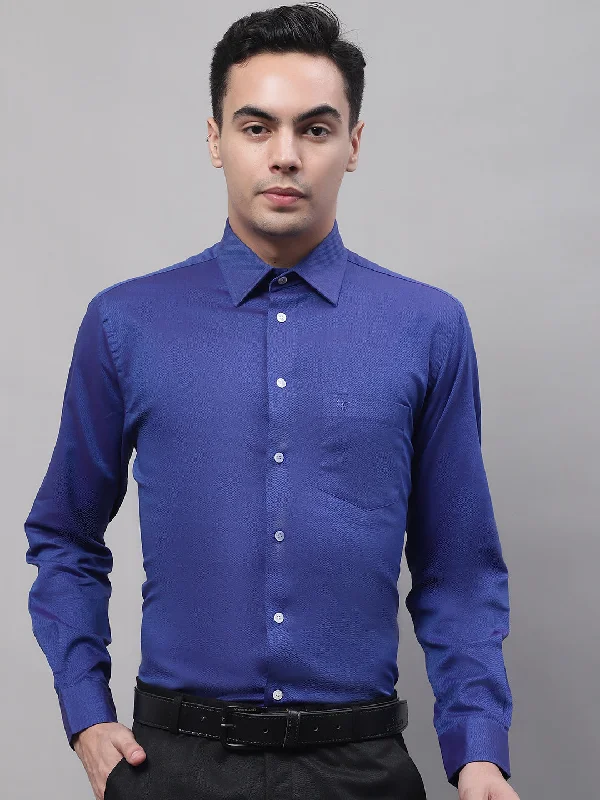 Men Royal Blue Shirt