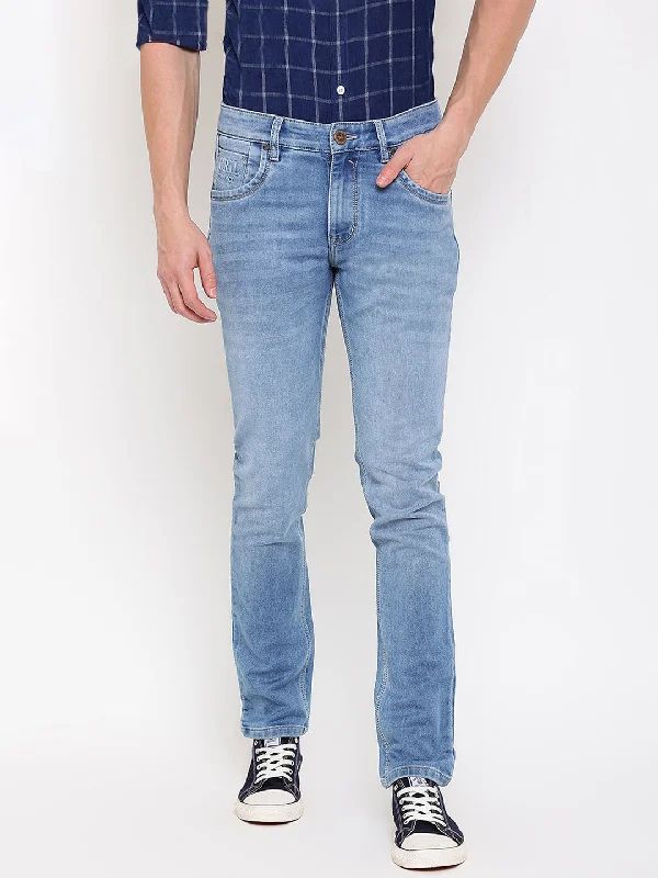 Men's Ultra Narrow fit Heavy Fade Blue  Jeans