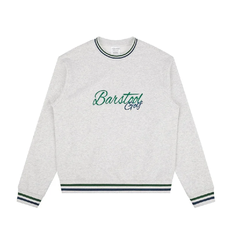 Barstool Golf Applique Ribbed Crewneck