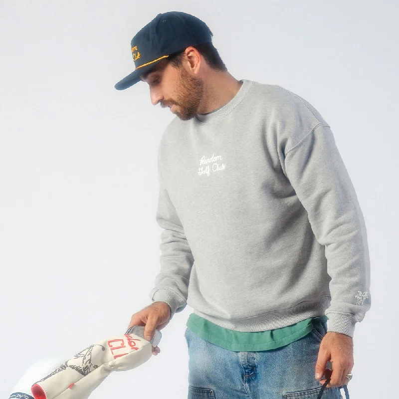 Chainstitch Crewneck Sweatshirt (Heather Grey)