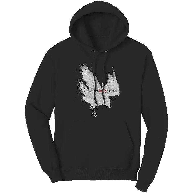 Crow Design Unisex Pullover Hooded Sweatshirt