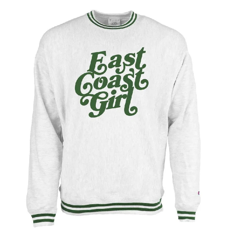 East Coast Girl Ribbed Champion Crewneck