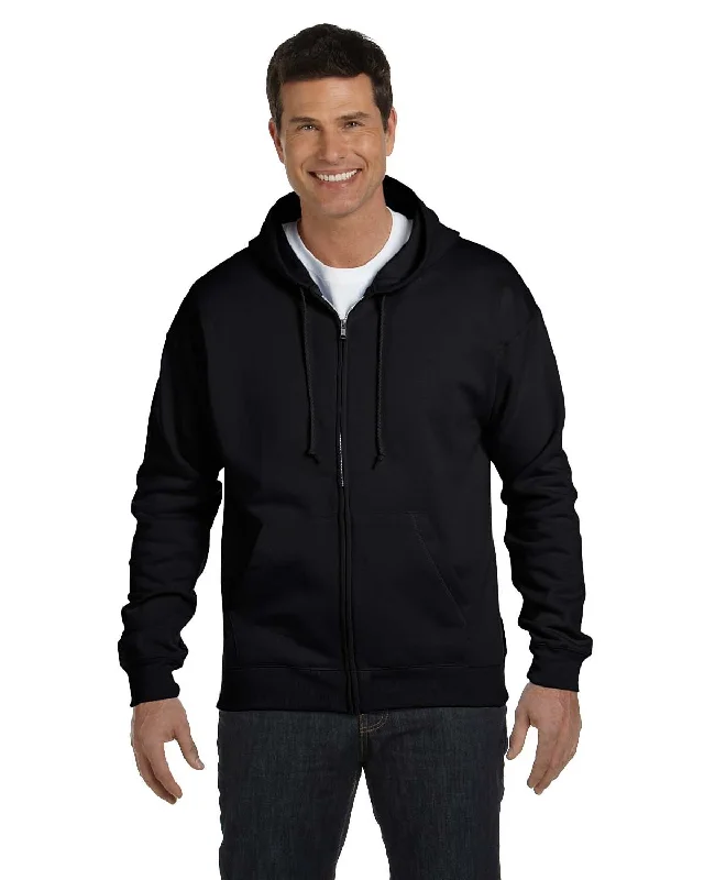 Hanes P180 Adult EcoSmart 50/50 Full-Zip Hooded Sweatshirt