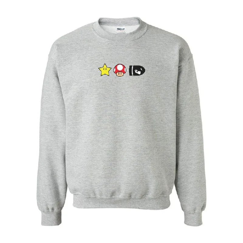 Icons Embroidered Crewneck