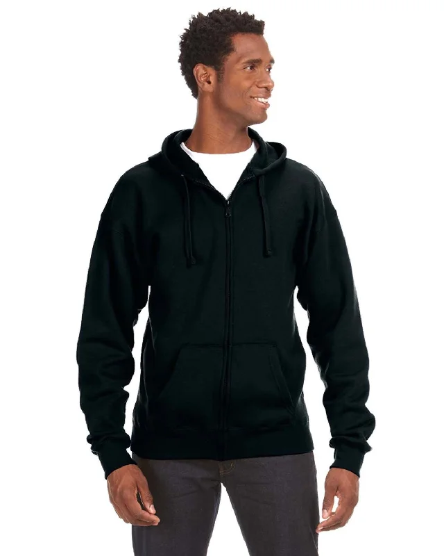 J America JA8821 Adult Premium Full-Zip Fleece Hooded Sweatshirt