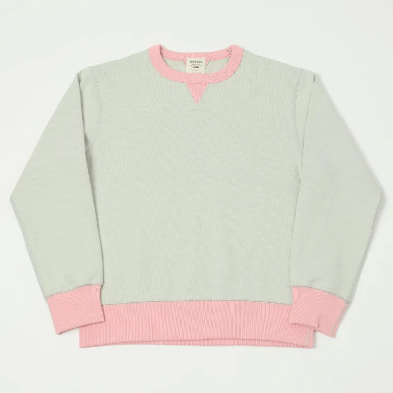 Jackman JM7292 GG Crewneck Sweatshirt - Silver/Pink