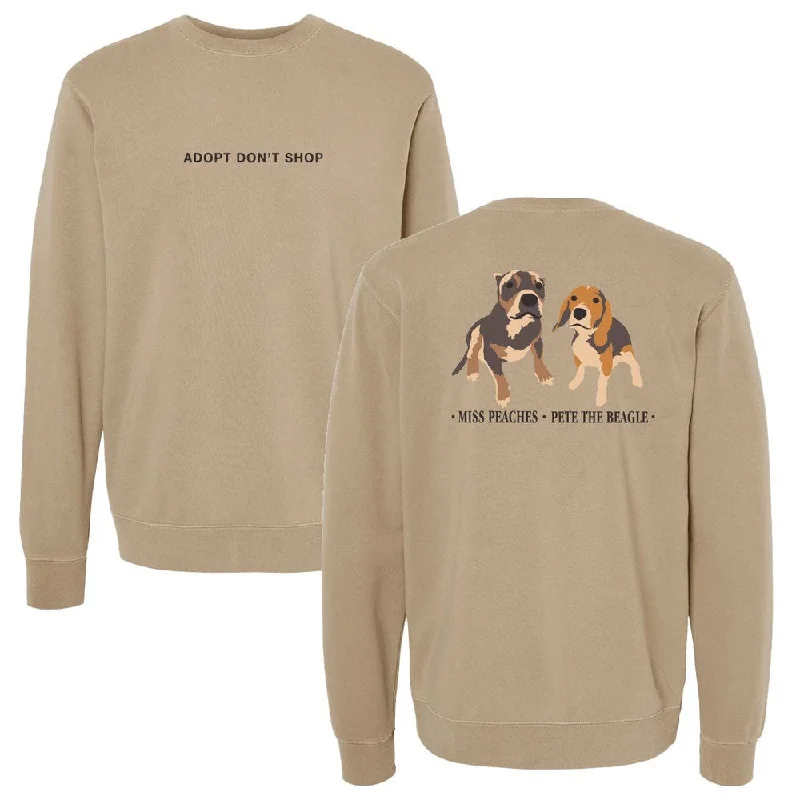 Miss Peaches & Pete The Beagle Crewneck