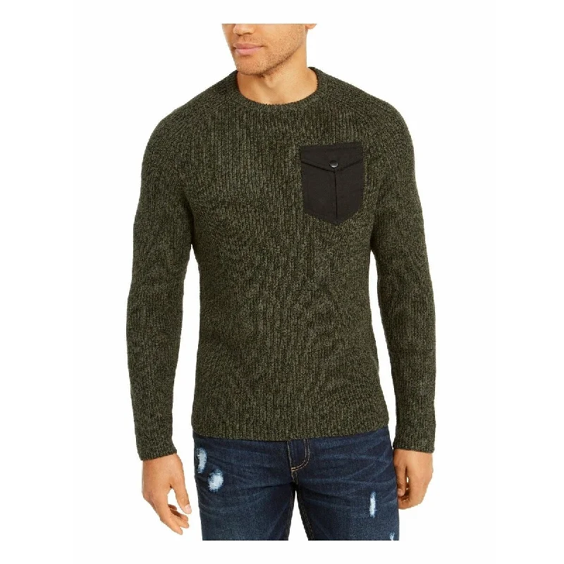 American Rag Men's Crewneck Pocket Sweater Green Size Extra Large