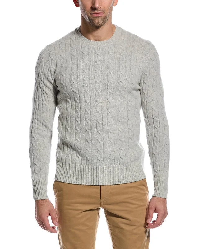 Brooks Brothers Cable Wool Crewneck Sweater