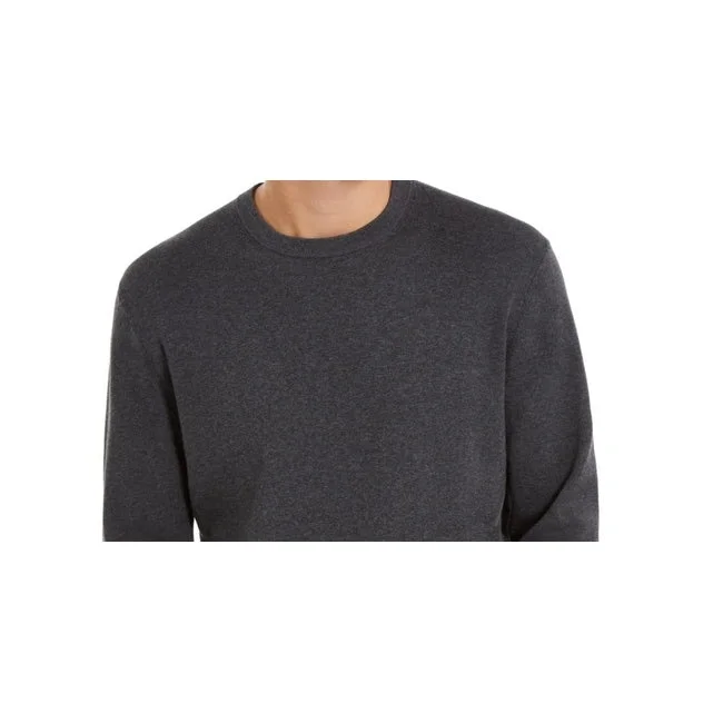 Dkny Men's Regular-Fit Crewneck Sweater Charcoal Size Small