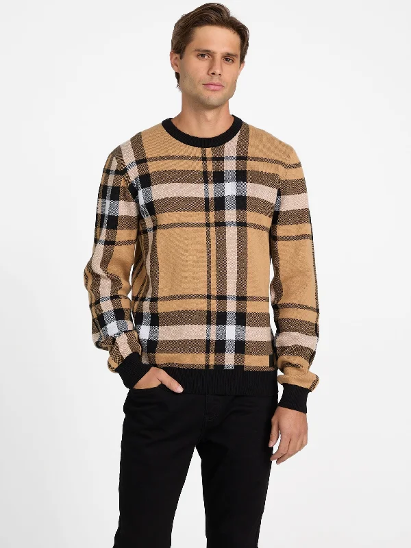 Hertz Plaid Sweater