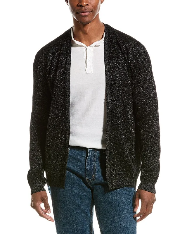 John Varvatos Claremont Regular Fit Wool-Blend Cardigan