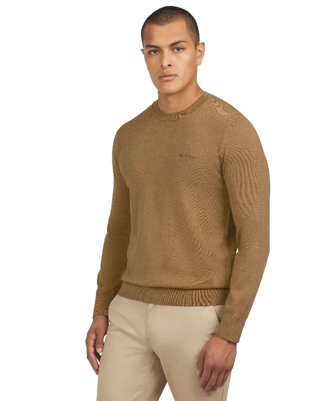 Merino Crew - Light Brown