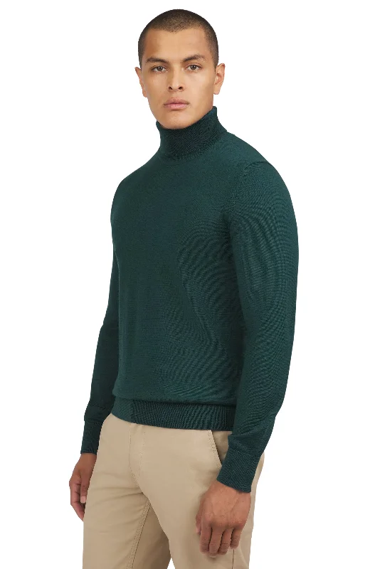 Merino Roll Neck - Jade