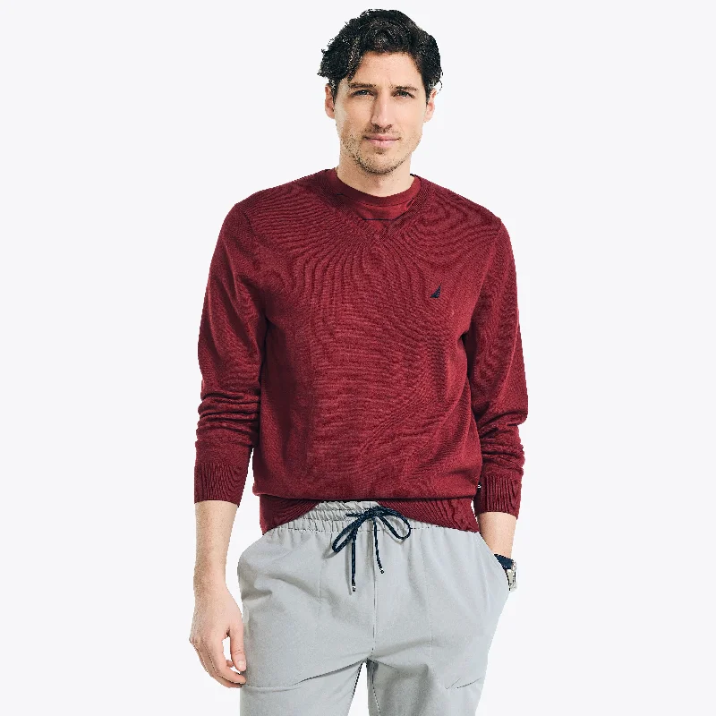 Nautica Big & Tall Navtech V-Neck Sweater