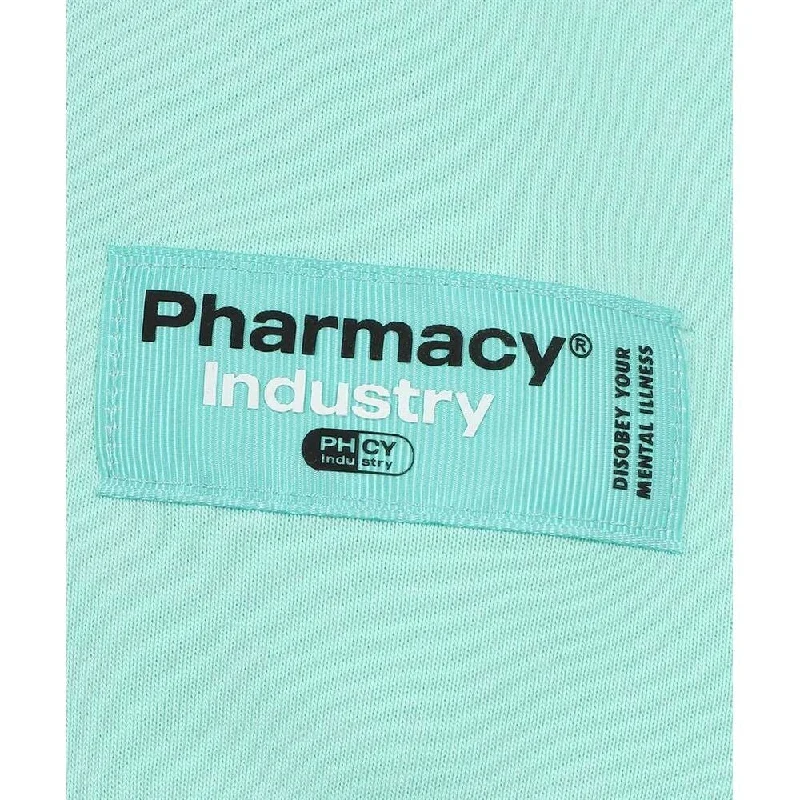 Pharmacy Industry Chic Urban Hooded Green Sweater with Zip Men's Closure