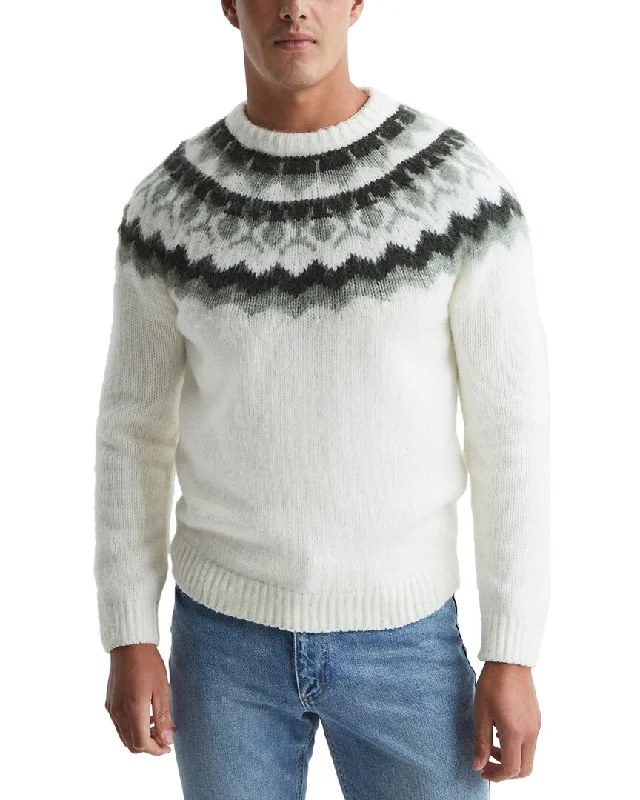 Reiss Pip Alpaca & Wool-Blend Crewneck Sweater