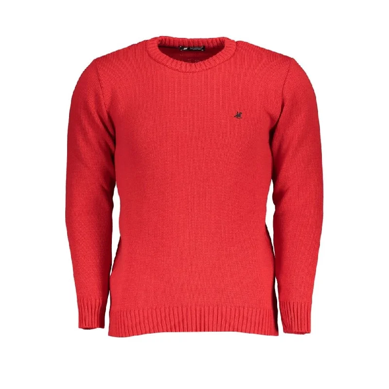 U.S. Grand Polo Red Fabric Men's Sweater