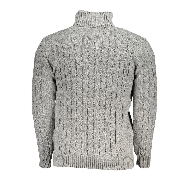 U.S. Grand Polo Turtleneck Twisted Neck Men's Men's Sweater